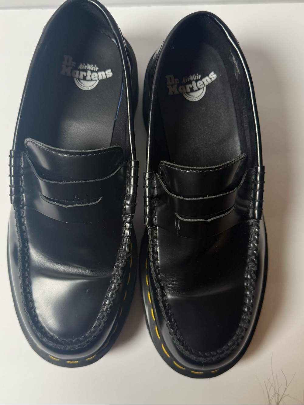 Dr Martens Penton Buttero Quad Platform Penny Loafer Black Leather US M8 W9 EU41 - Picture 7 of 16
